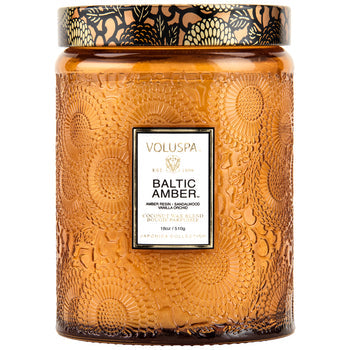 BALTIC AMBER LARGE JAR CANDLE